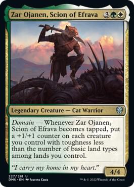 Zar Ojanen, Scion of Efrava card from Dominaria United