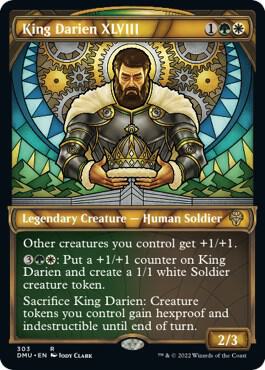 King Darien XLVIII (Showcase) card from Dominaria United