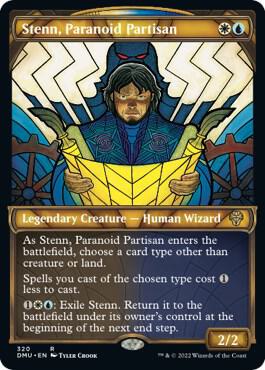 Stenn, Paranoid Partisan (Showcase) card from Dominaria United