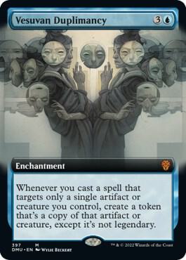 Vesuvan Duplimancy (Extended Art) card from Dominaria United