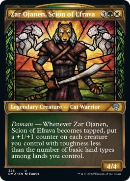 Zar Ojanen, Scion of Efrava (Showcase) card from Dominaria United