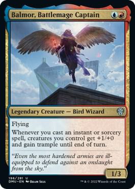 Balmor, Battlemage Captain card from Dominaria United