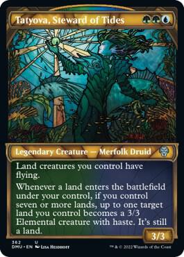 Tatyova, Steward of Tides (Textured Foil) card from Dominaria United
