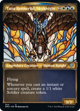 Tura Kennerud, Skyknight (Textured Foil) card from Dominaria United