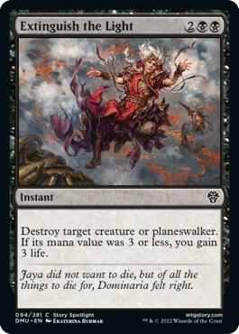 Extinguish the Light card from Dominaria United