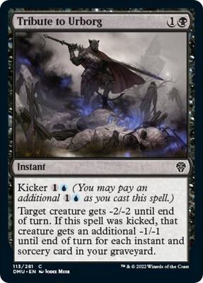 Tribute to Urborg card from Dominaria United