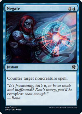 Negate card from Dominaria United