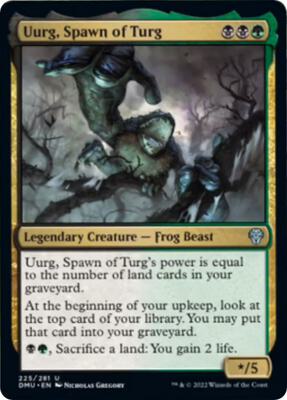 Uurg, Spawn of Turg card from Dominaria United
