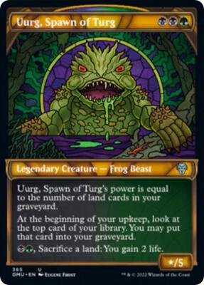 Uurg, Spawn of Turg (Textured Foil) card from Dominaria United