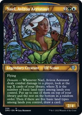 Nael, Avizoa Aeronaut (Showcase) card from Dominaria United