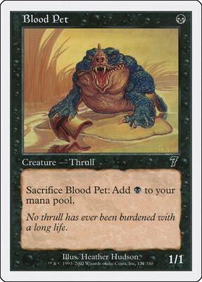 Blood Pet card from 7th Edition
