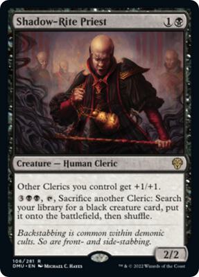 Shadow-Rite Priest card from Dominaria United