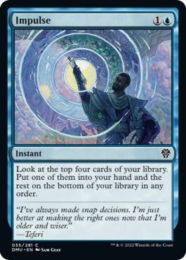 Impulse card from Dominaria United