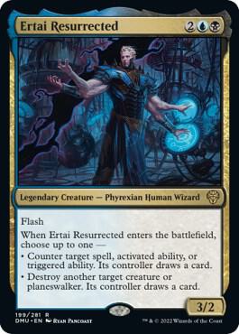 Ertai Resurrected card from Dominaria United