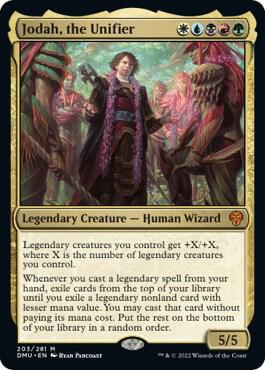 Jodah, the Unifier card from Dominaria United