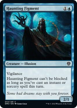 Haunting Figment card from Dominaria United