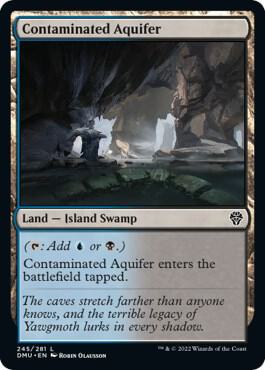 Contaminated Aquifer card from Dominaria United