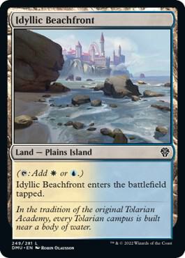 Idyllic Beachfront card from Dominaria United