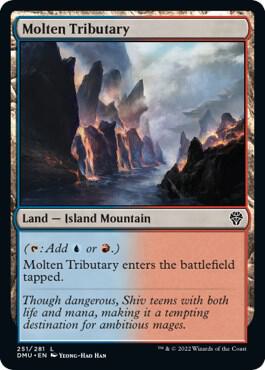 Molten Tributary card from Dominaria United