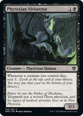 Phyrexian Vivisector card from Dominaria United