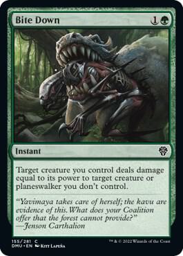 Bite Down card from Dominaria United