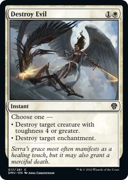 Destroy Evil card from Dominaria United