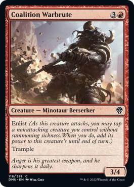 Coalition Warbrute card from Dominaria United