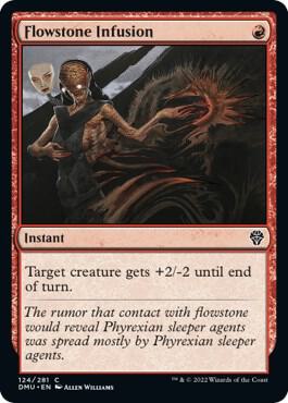 Flowstone Infusion card from Dominaria United