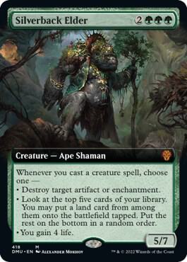 Silverback Elder (Extended Art) card from Dominaria United