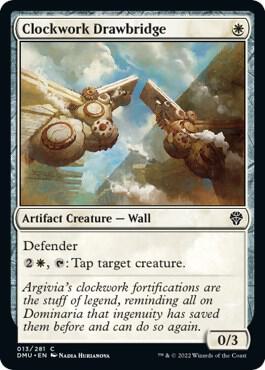 Clockwork Drawbridge card from Dominaria United