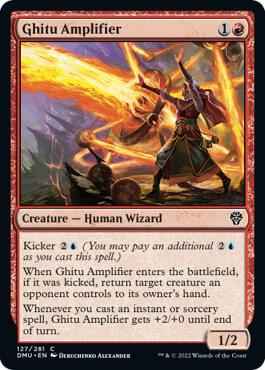 Ghitu Amplifier card from Dominaria United
