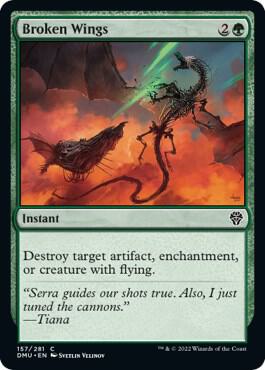 Broken Wings card from Dominaria United