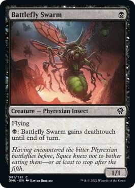 Battlefly Swarm card from Dominaria United
