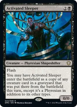 Activated Sleeper card from Commander: Dominaria United