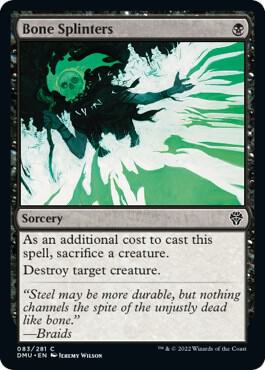 Bone Splinters card from Dominaria United