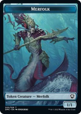 Merfolk Token card from Commander: Dominaria United