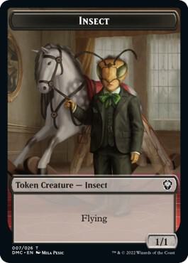 Insect Token card from Commander: Dominaria United