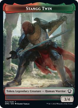 Stangg Twin Token card from Commander: Dominaria United