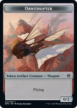 Ornithopter Token card from Dominaria United