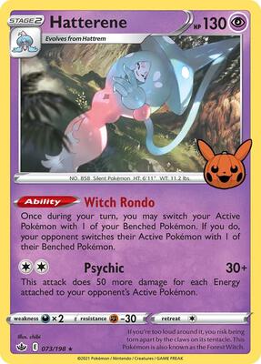 Hatterene card from Trick or Trade BOOster Bundle