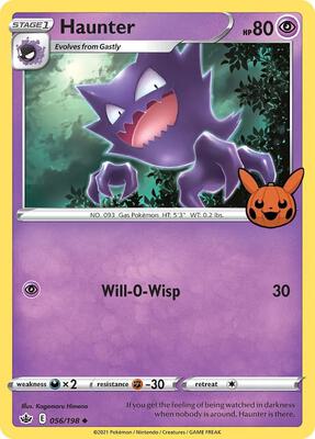 Haunter card from Trick or Trade BOOster Bundle