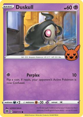 Duskull card from Trick or Trade BOOster Bundle