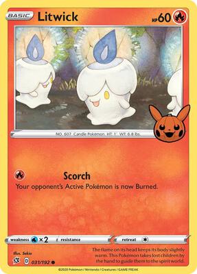 Litwick card from Trick or Trade BOOster Bundle