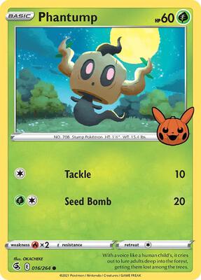 Phantump card from Trick or Trade BOOster Bundle