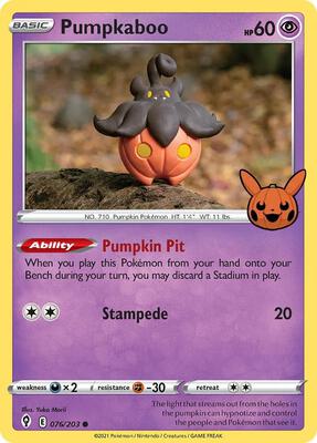 Pumpkaboo card from Trick or Trade BOOster Bundle