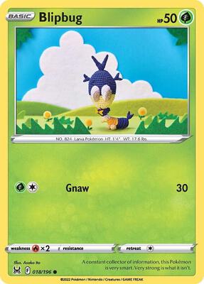Blipbug card from SWSH11: Lost Origin