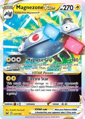 Magnezone VSTAR card from SWSH11: Lost Origin
