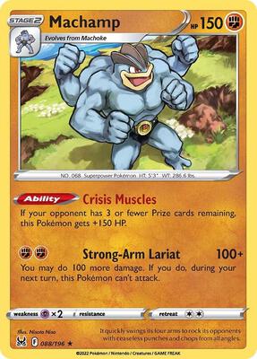 Machamp card from SWSH11: Lost Origin