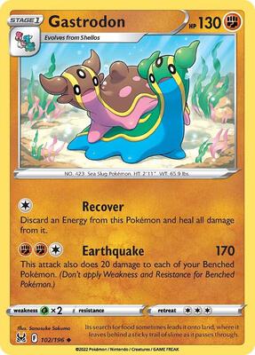 Gastrodon card from SWSH11: Lost Origin