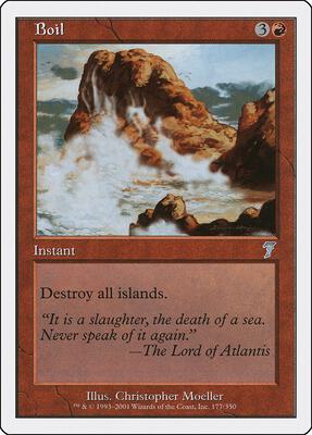 Boil card from 7th Edition